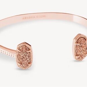 Stocking Stuffer: Kendra Scott Rose Gold Textured Bracelet